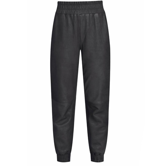 VERONICA BEARD Wasia leather jogger - Picture 3 of 14